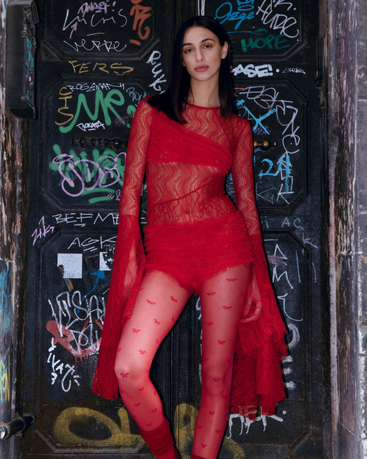 LACE LONG SLEEVE BODYSUIT