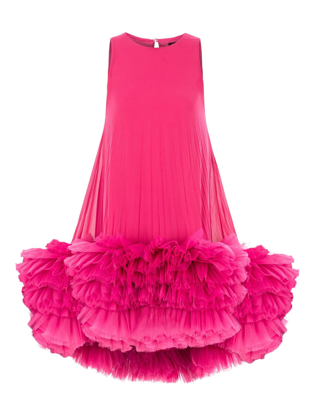 CHIFFON TULLE DRESS