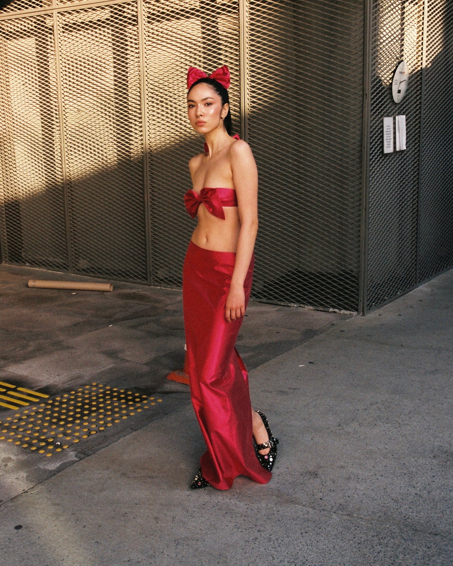 SILK MAXI SKIRT