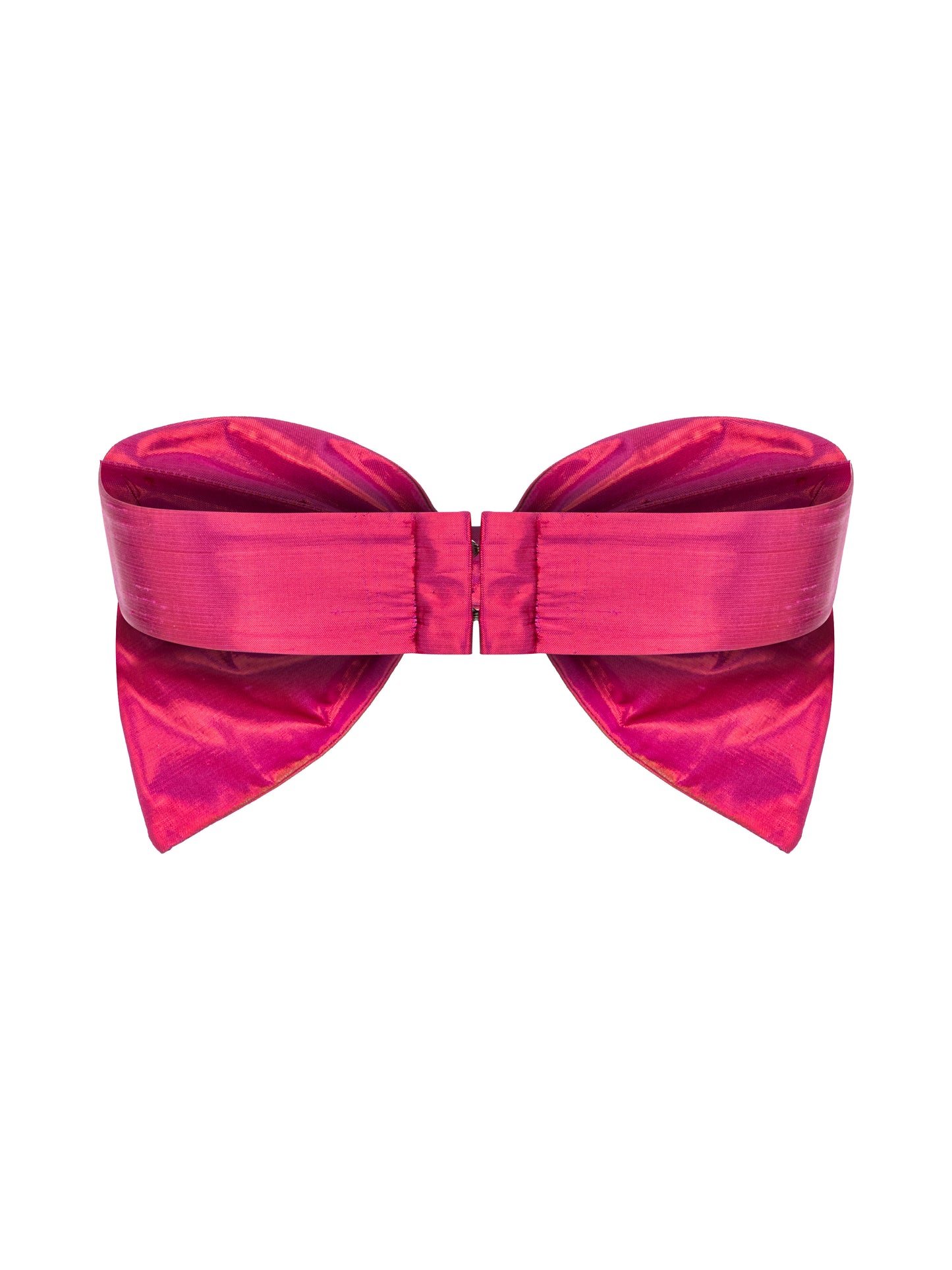 STRAPLESS SILK RIBBON TOP