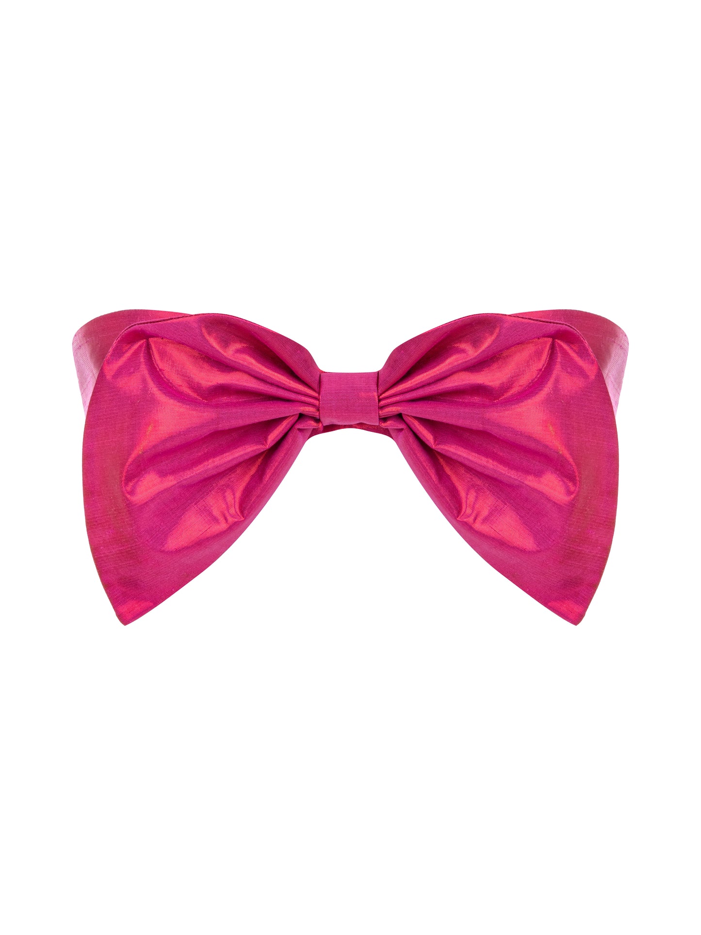 STRAPLESS SILK RIBBON TOP