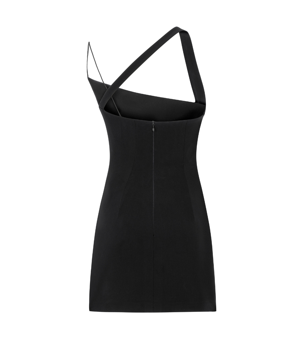 SCULPT CREPE DRESS