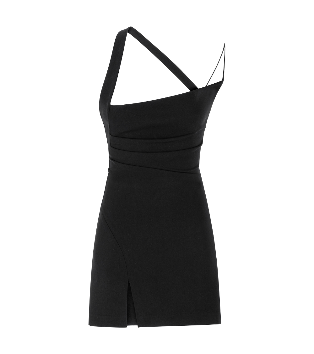 SCULPT CREPE DRESS