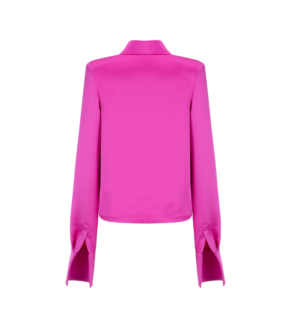 FUCHSIA SILK TOUCH SHIRT