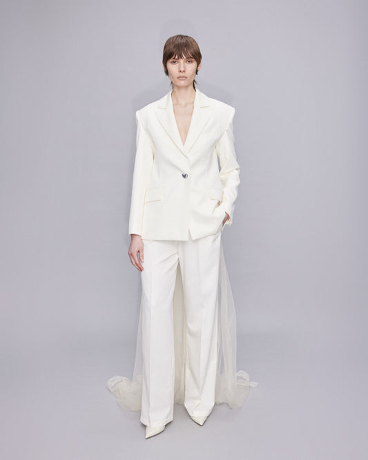 LOW WAIST STRAIGHT CUT PANTS