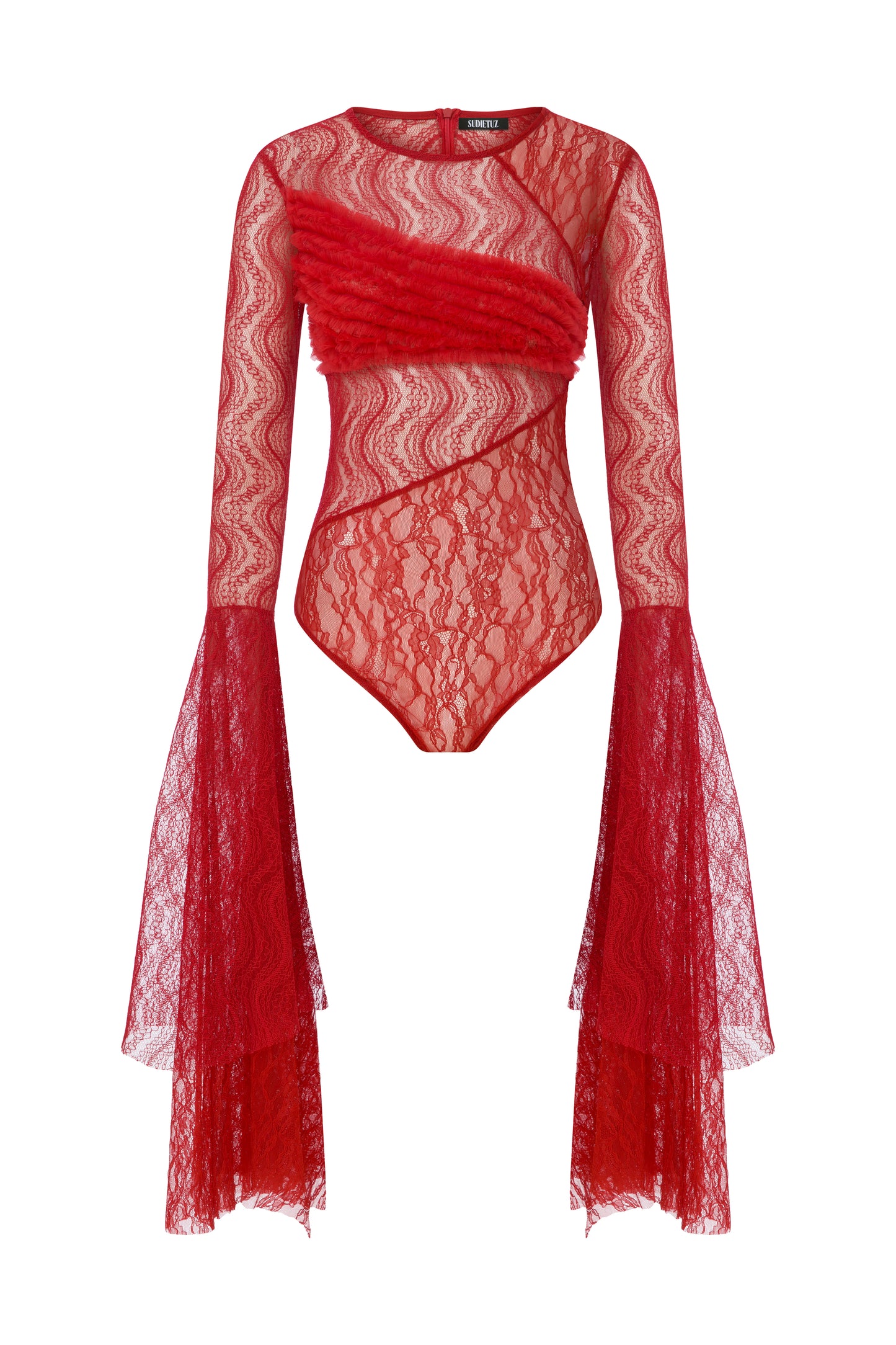 LACE LONG SLEEVE BODYSUIT