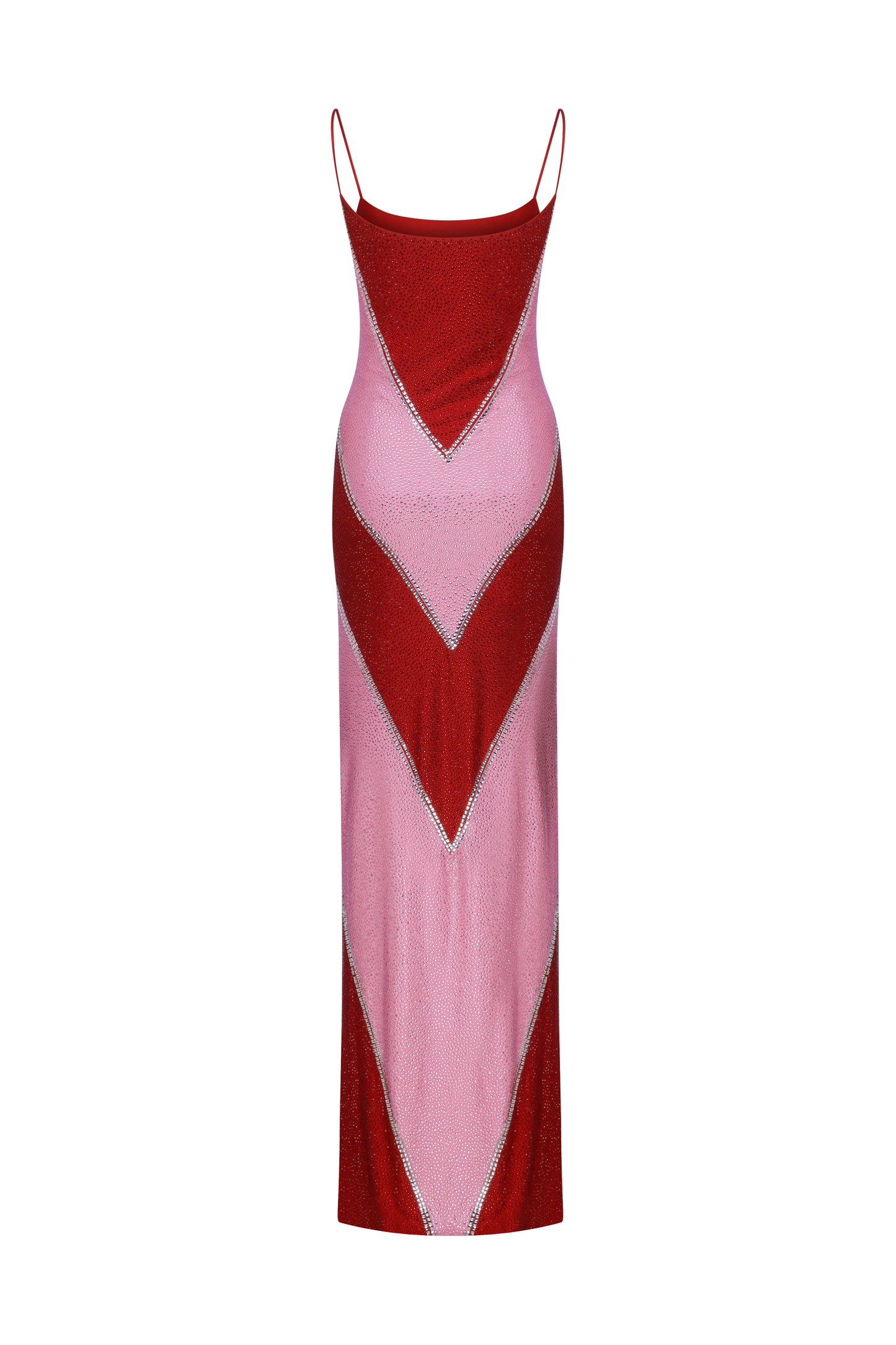FULLY RHINESTONED BODYCON MAXI DRESS