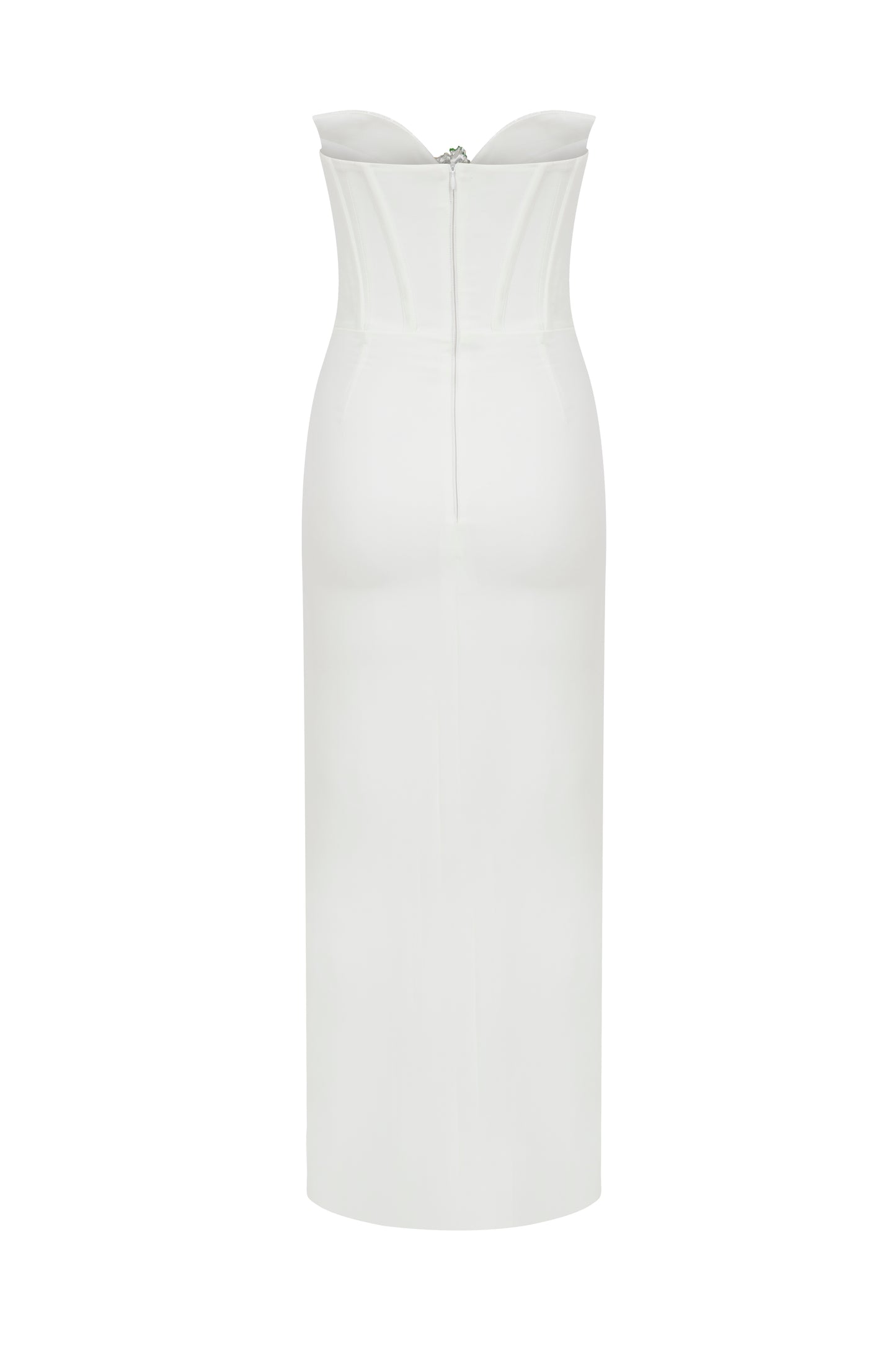 CORSET NIGHT GOWN IN WHITE