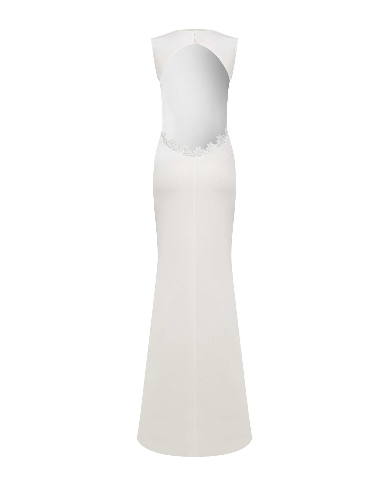 JERSEY BACKLESS MAXI DRESS IN WHITE Sudietuz JERSEY BACKLESS MAXI DRESS IN WHITE Sudietuz