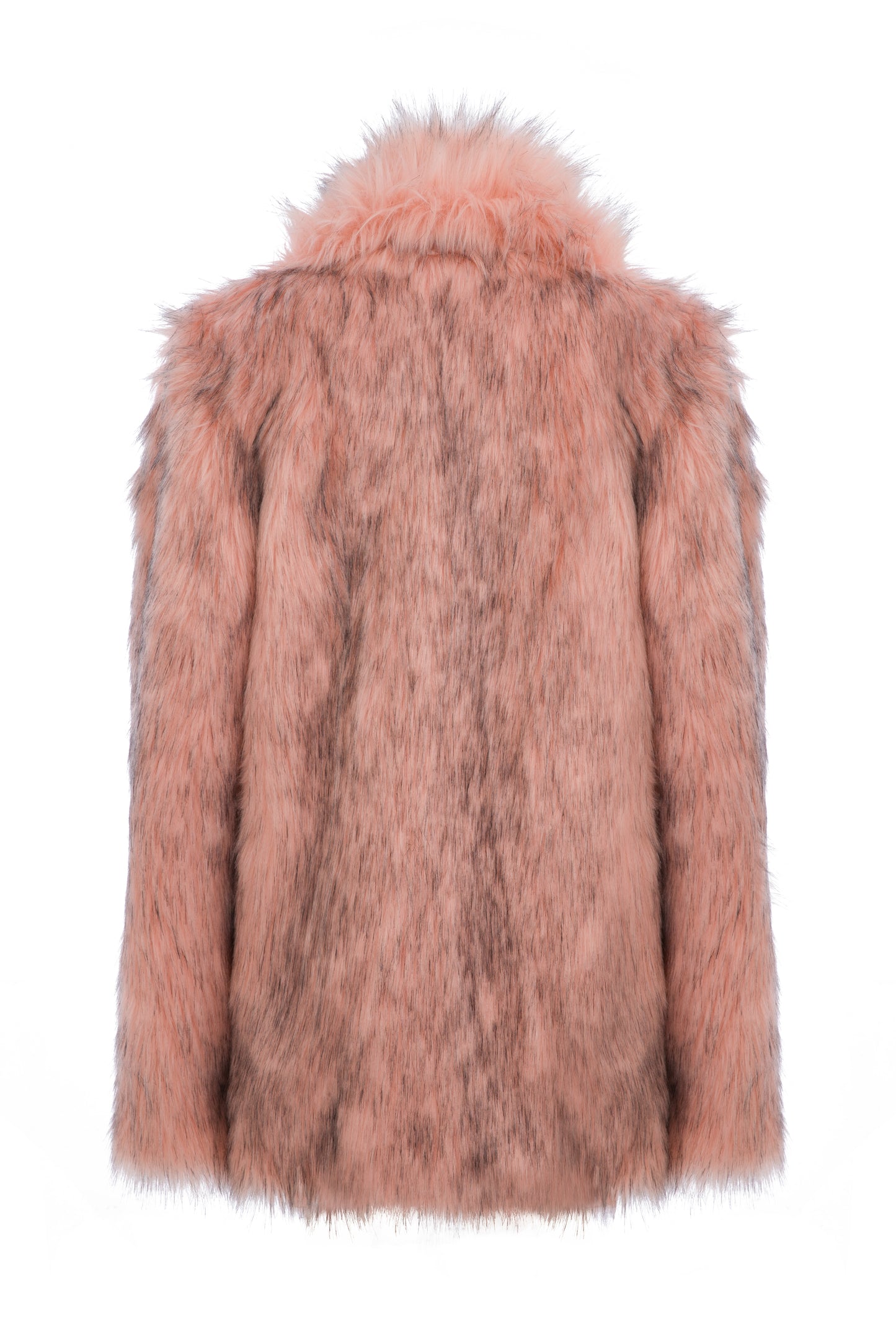 FAUX FUR JACKET WITH SCARF ATTACHED