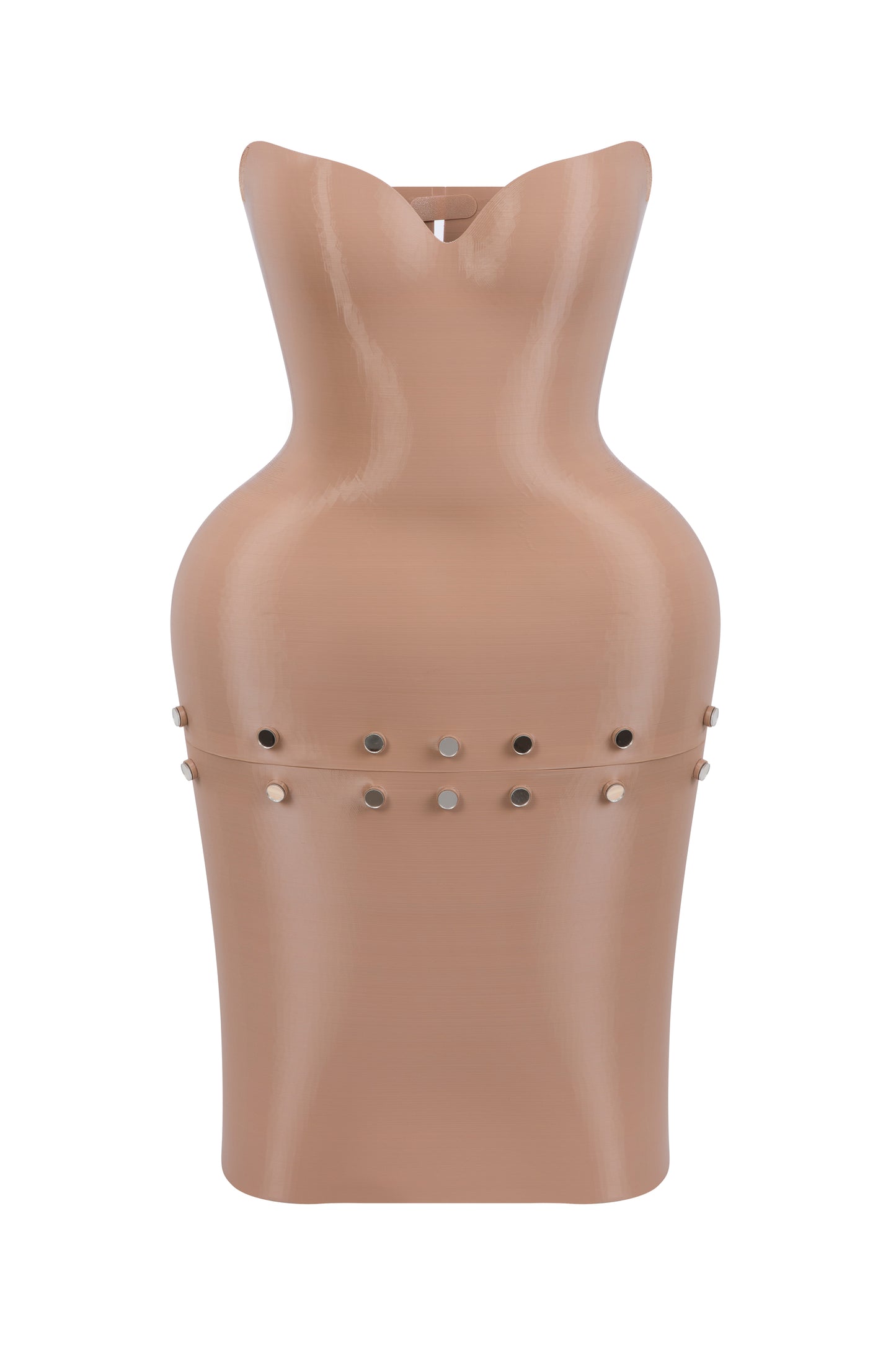 3D PRINTED SCULPT KNEE HIGHT DRESS