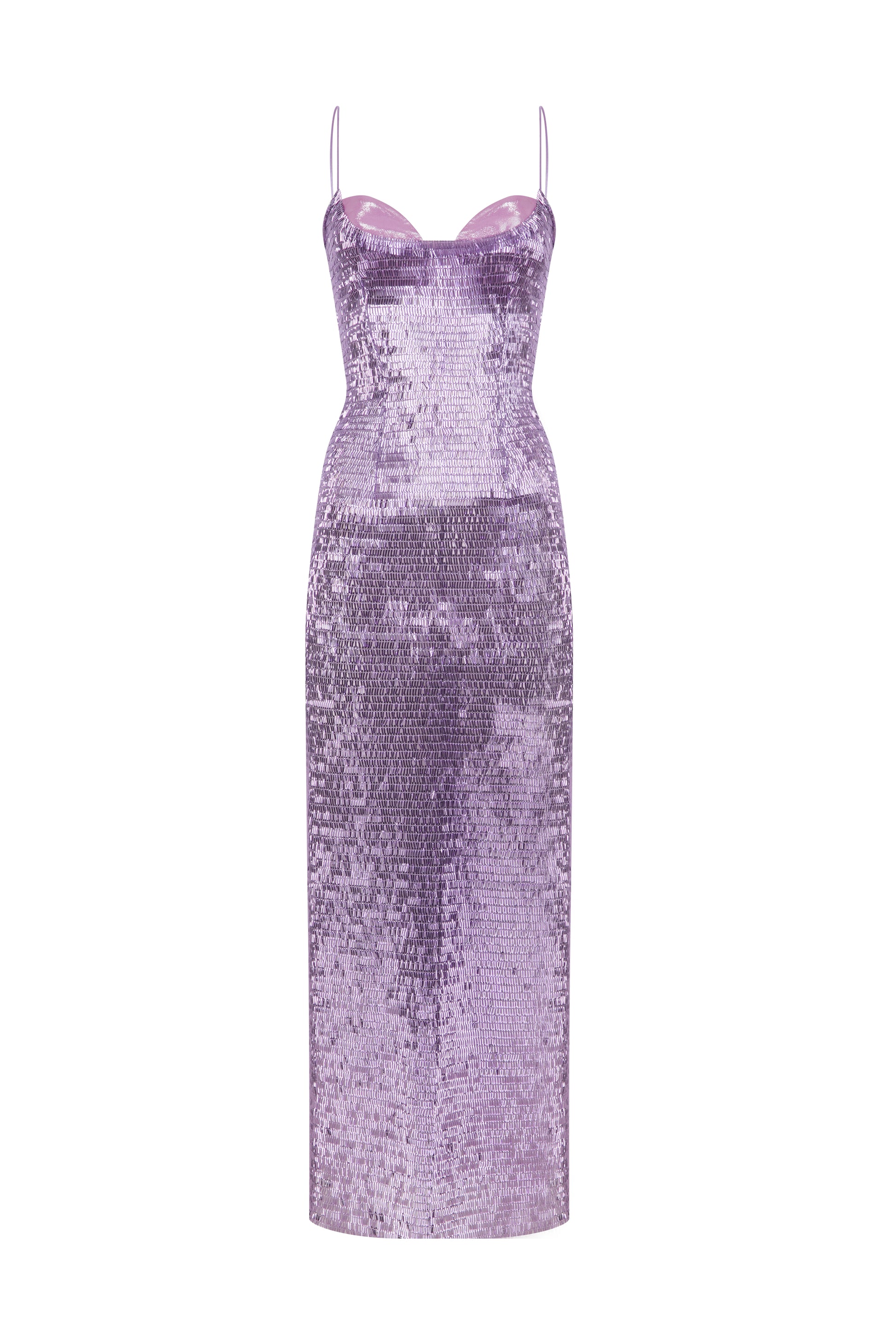 MAXI BEADED DRESS IN LILAC Sudietuz MAXI BEADED DRESS IN LILAC Sudietuz