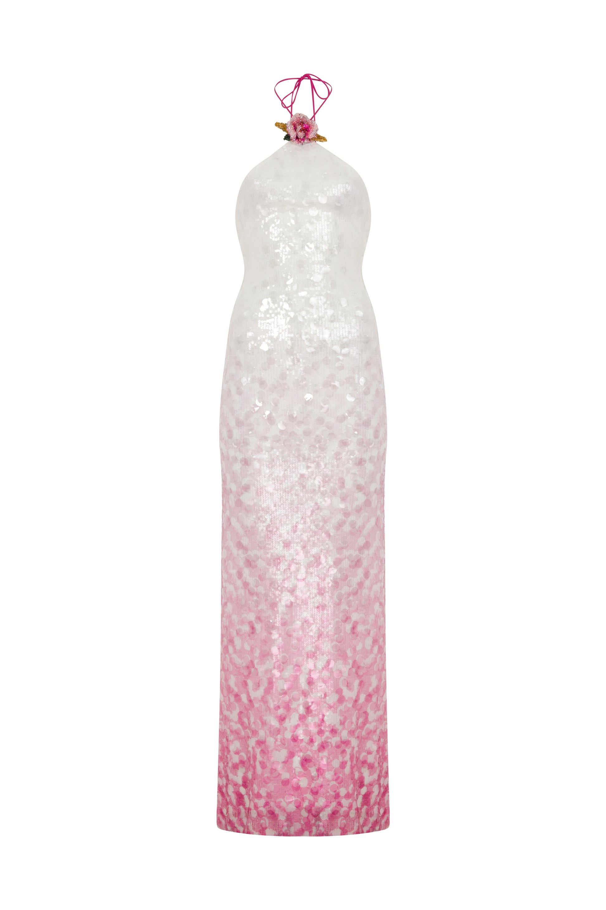tom ford pink sequin dress Halter Neck Tom Ford Pink Sequin Dress Pretty Lavish Provence Wrap Sequin Dress Women Pink Sequin